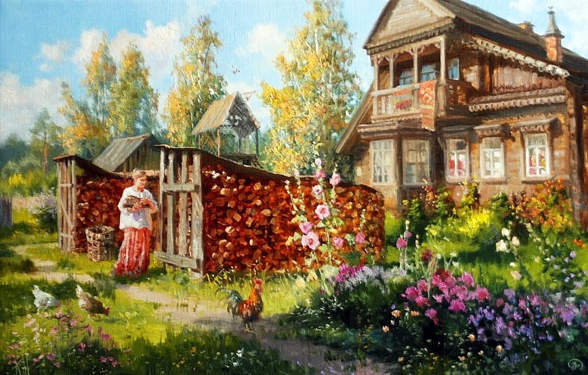 Зарисовки деревенской жизни