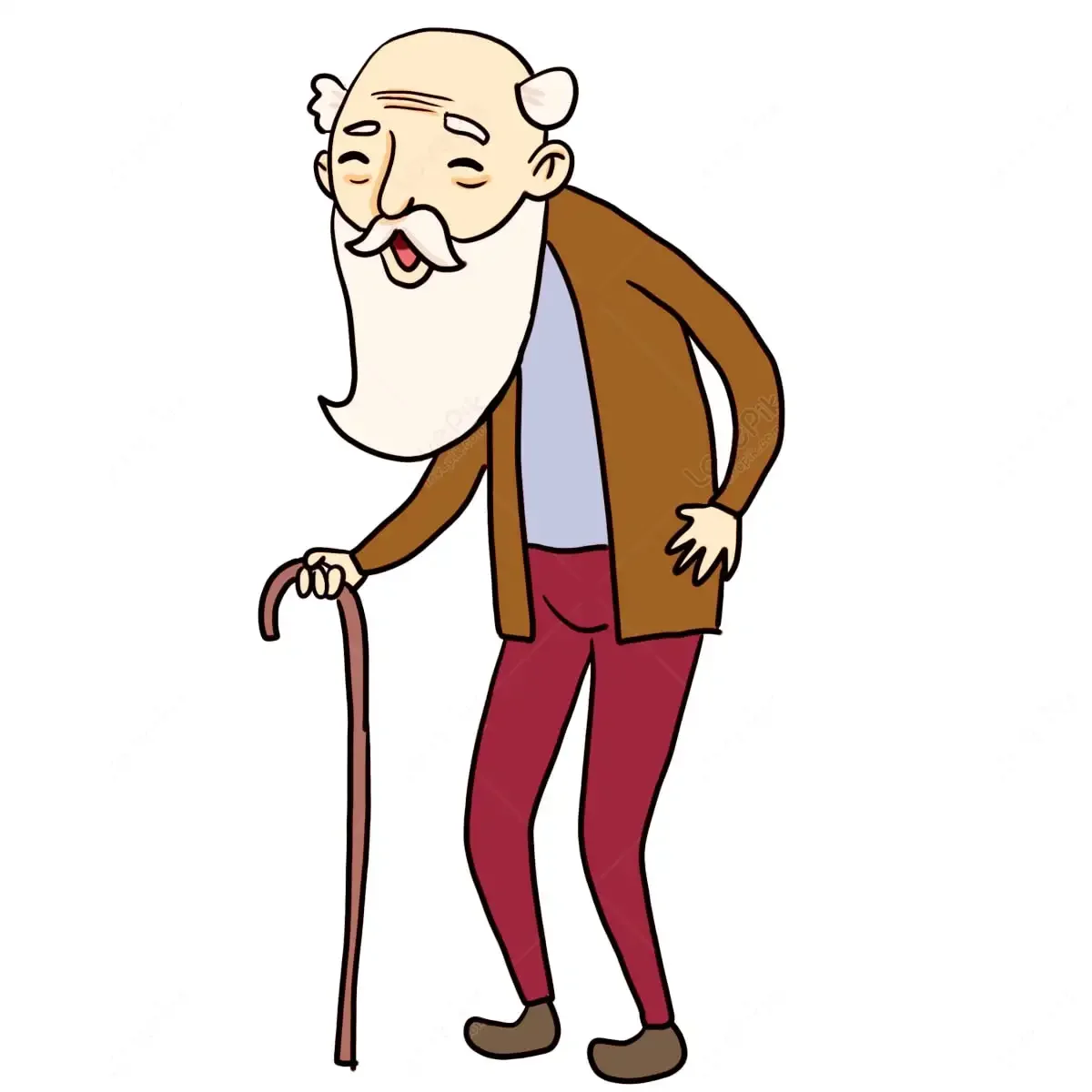 Старик мультяшный