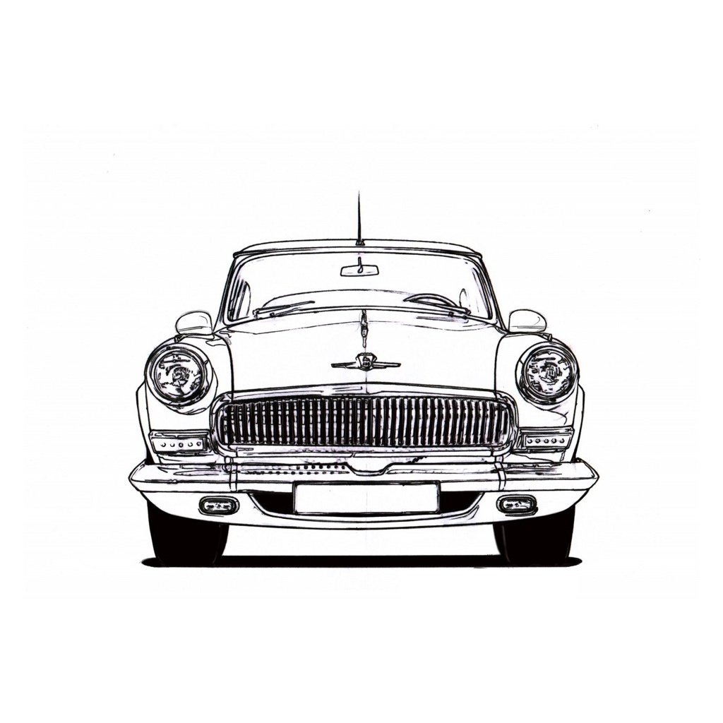 ГАЗ 21 вектор