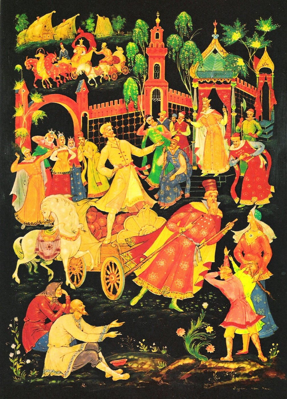 Художник а.Куркин (Палех)