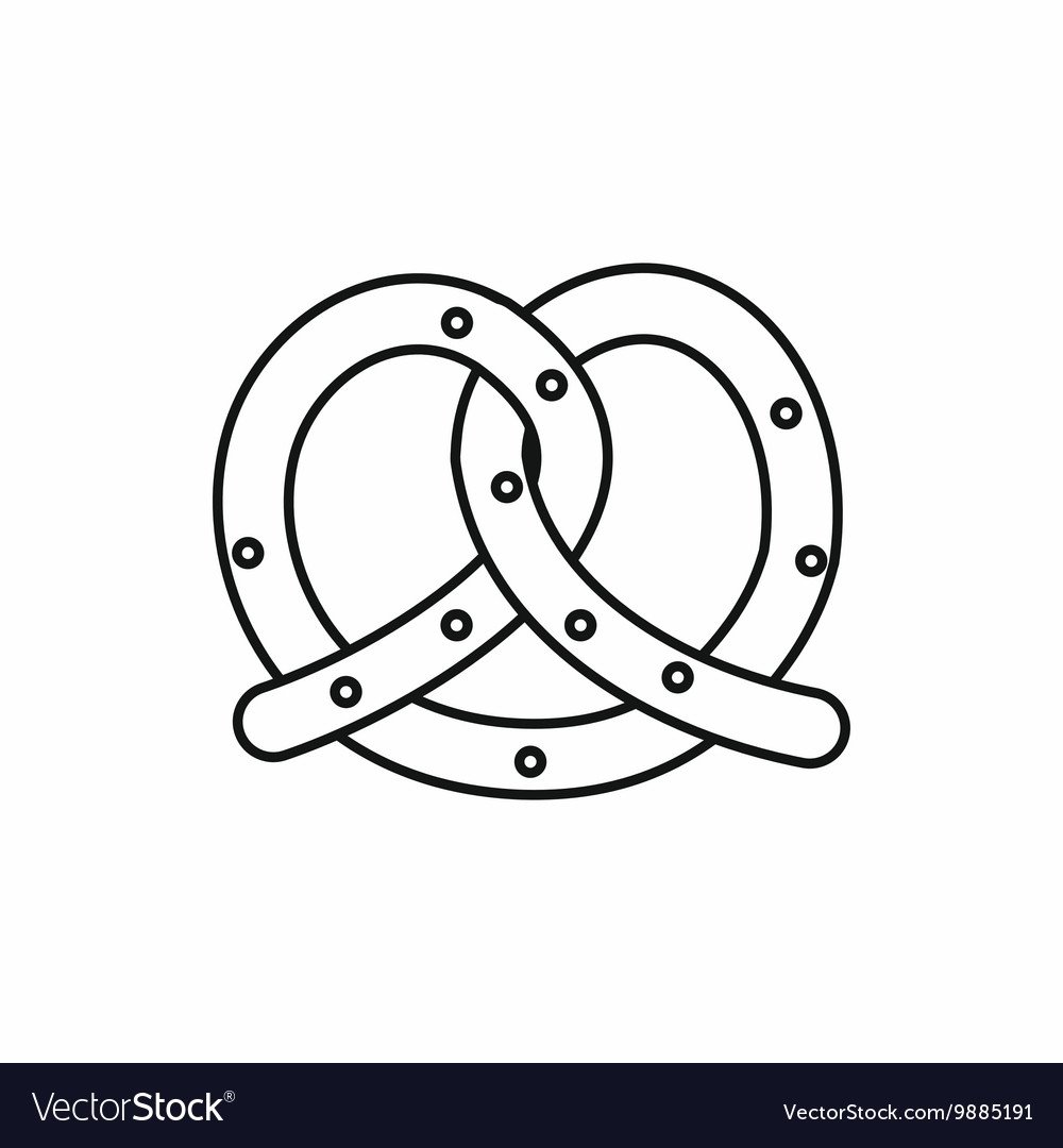 Крендель векторный