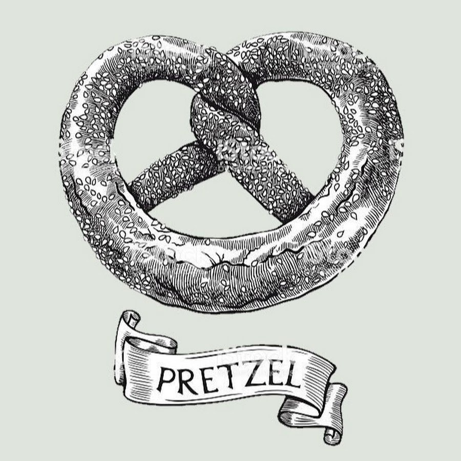 Брецель раскраска