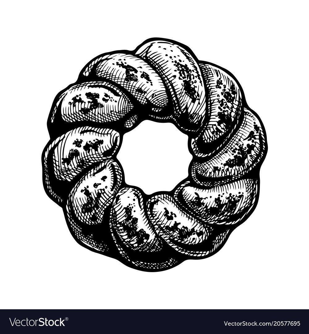 Крендельки раскраска