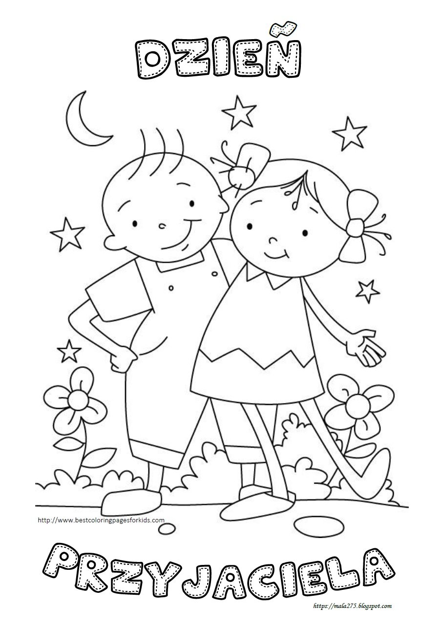 Картинки для раскрашивания лучшие подруги