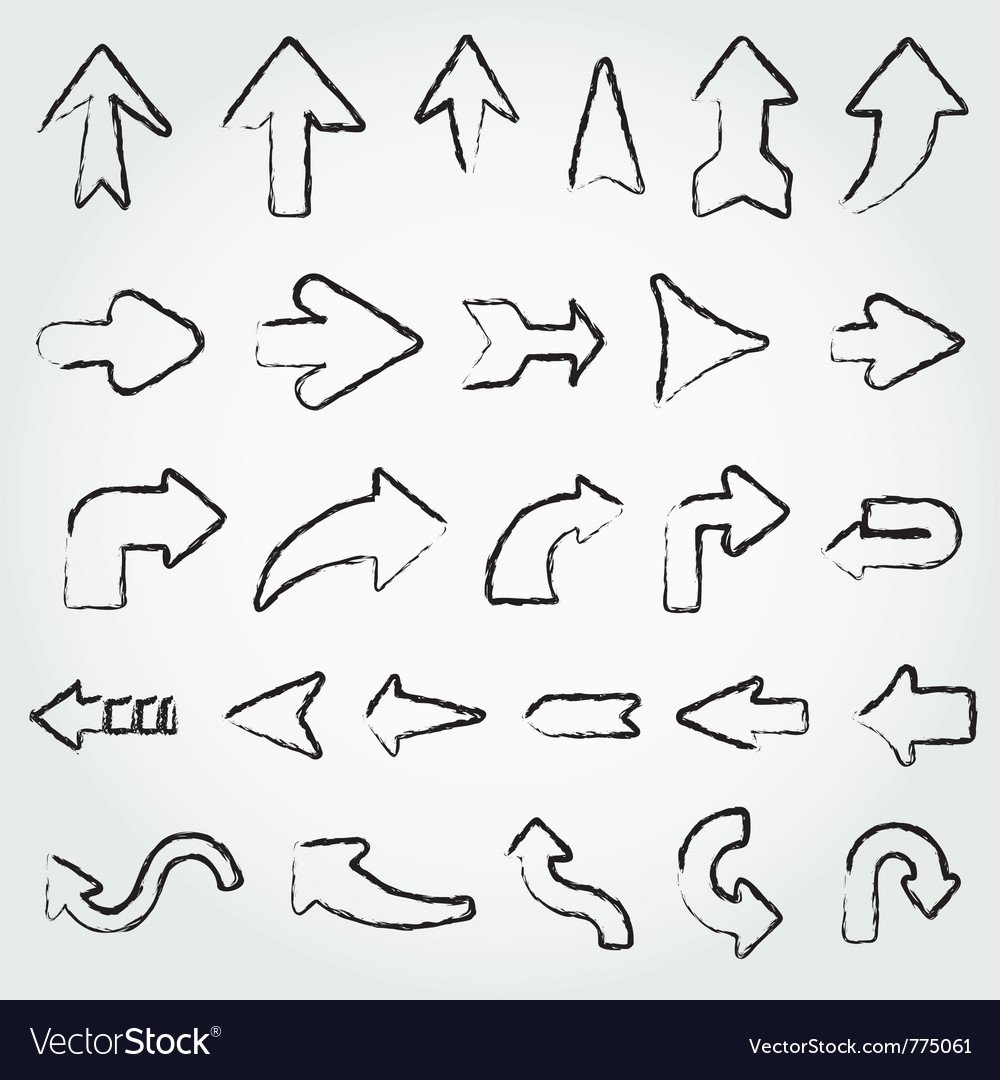 Черная стрелочка