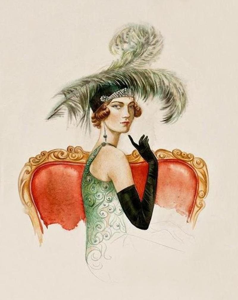 Светлана Овинова художники, стиль Модерн, женщина