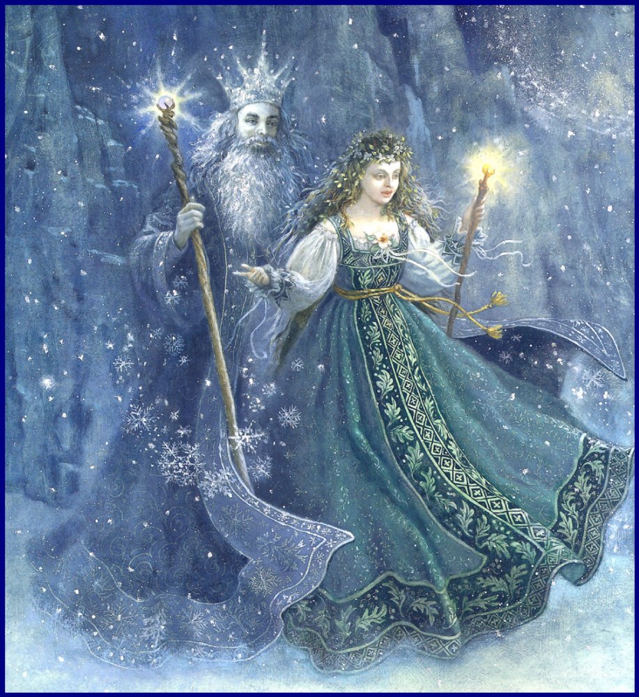 Художник рут Сандерсон Снегурочка