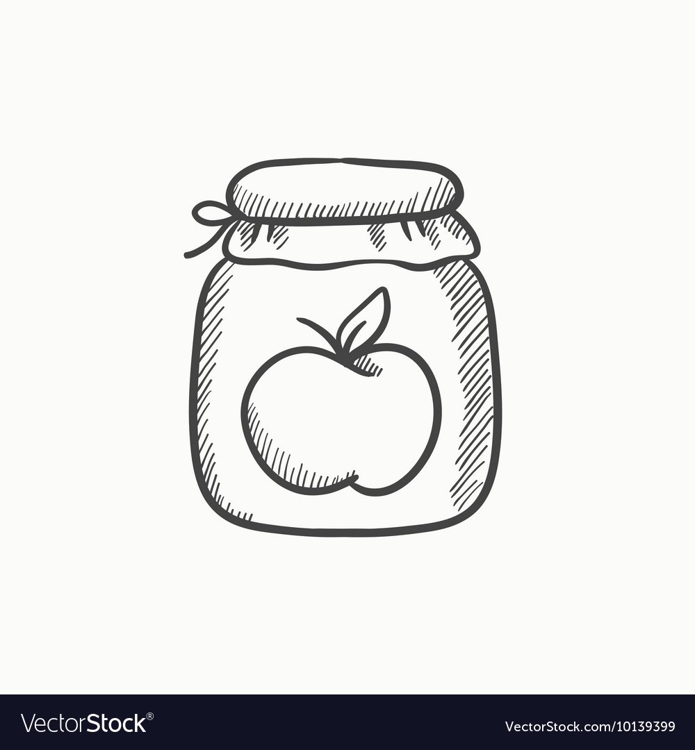 Рисование баночка варенья