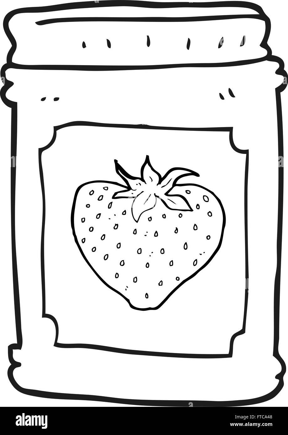 Банка варенья трафарет