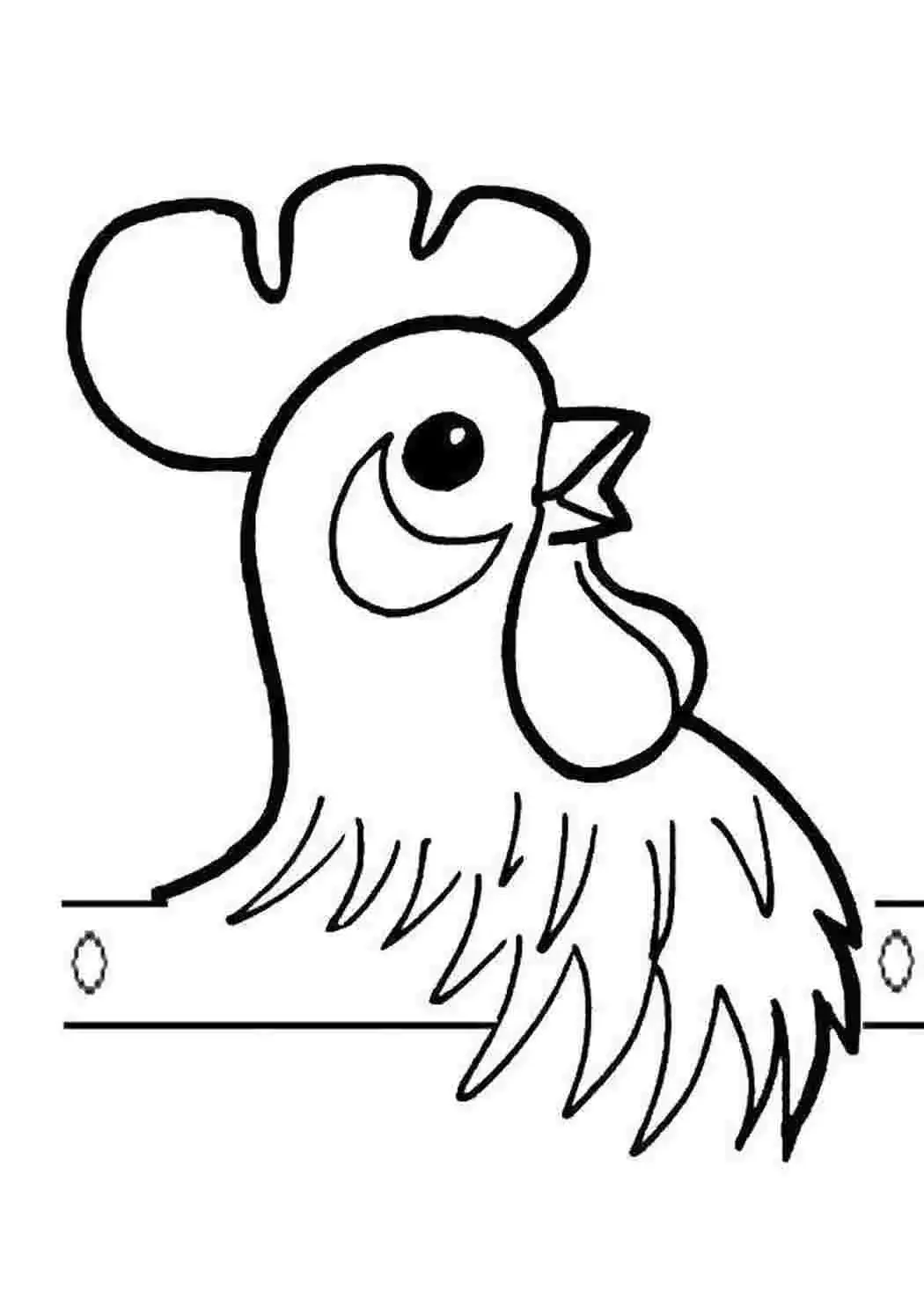 Штриховка домашние птицы