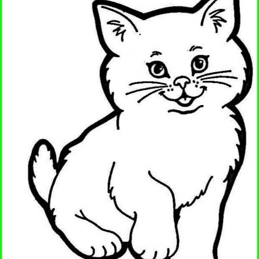 Раскраска кот