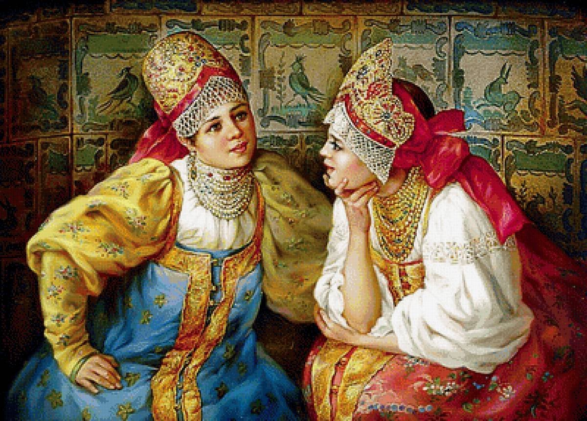 Кокошники великих княжон