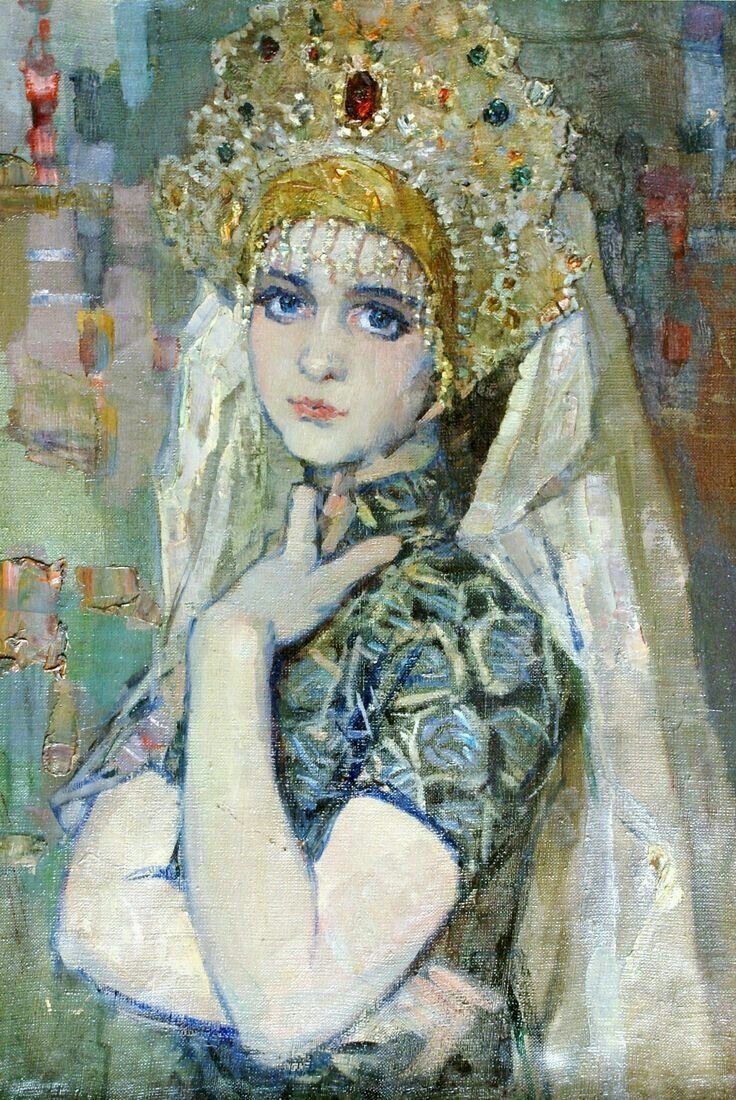 "Русская красавица в кокошнике", Боровиковский