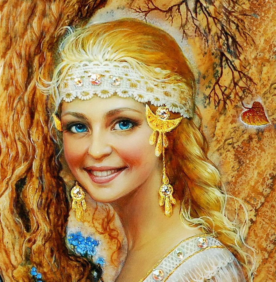 Федоскинская миниатюра Аленький цветочек