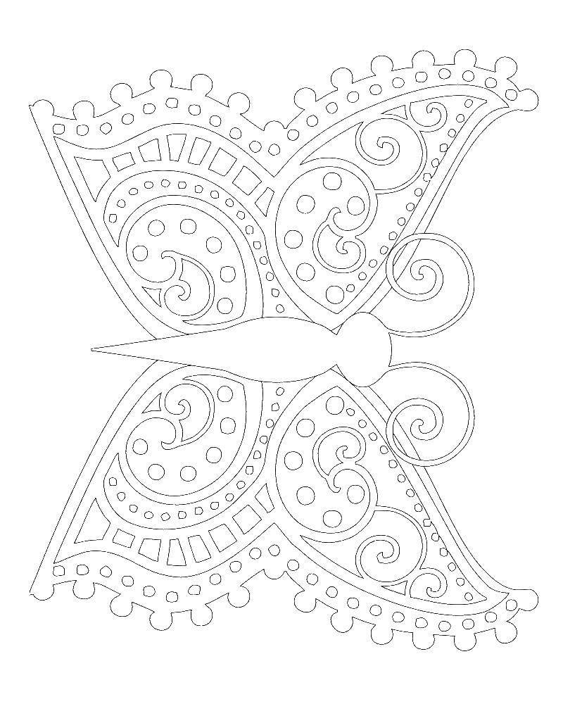 Кружево раскраска для детей