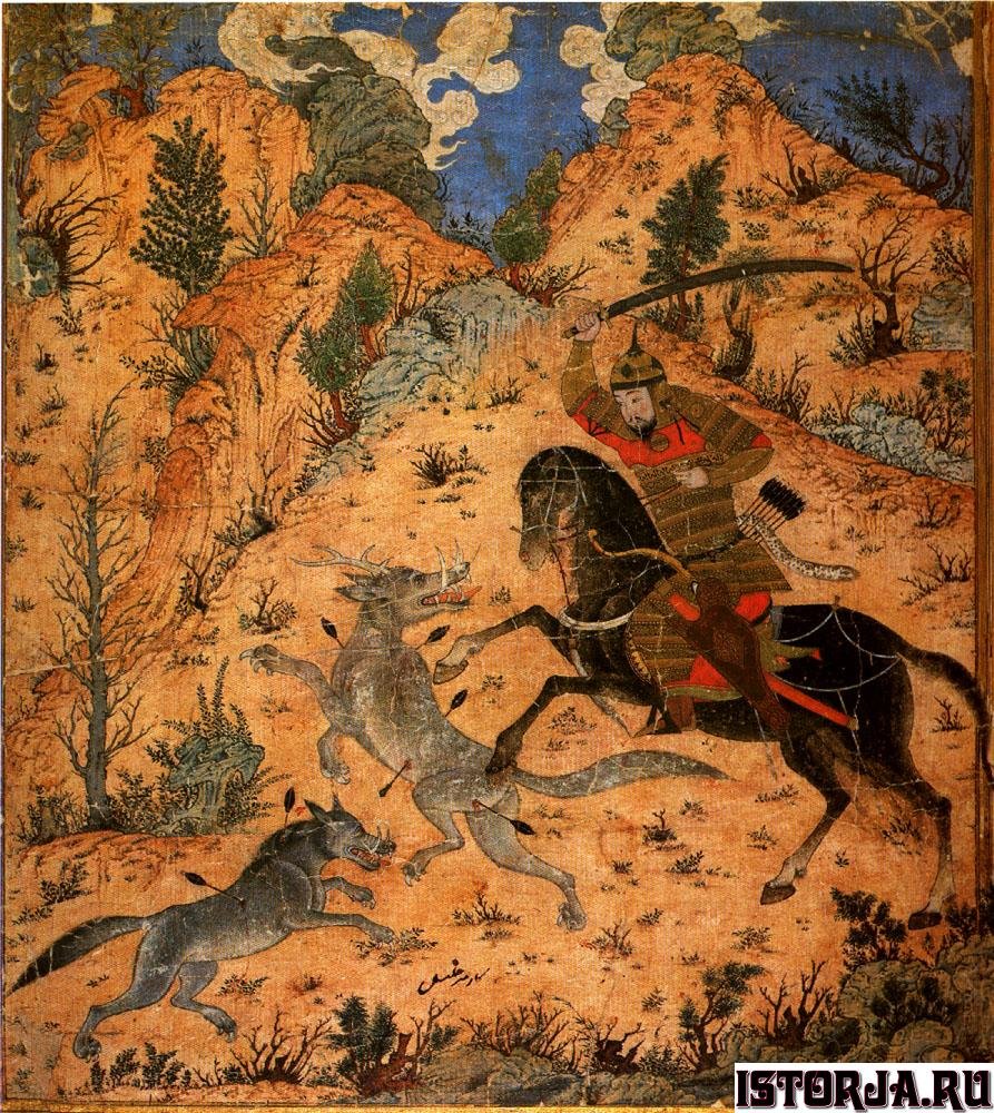 Реза Аббаси пастух миниатюра