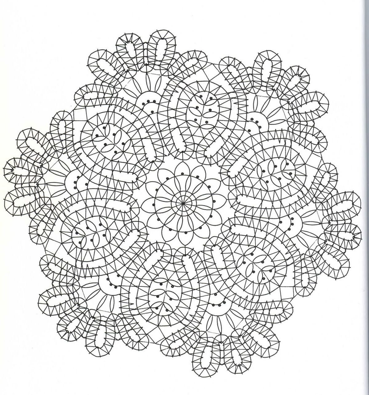 Узоры для точечной росписи контурами