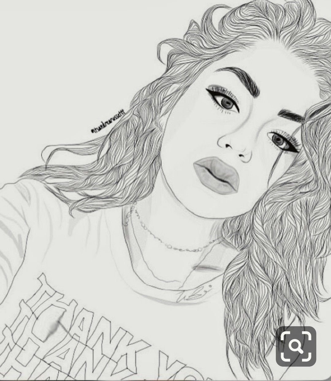 Раскраски девушки в стиле арт