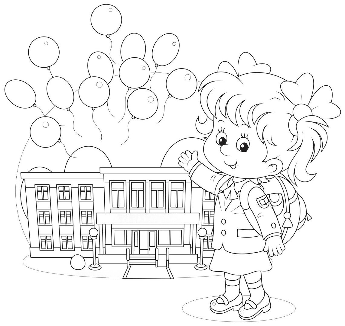 Домик для кукол раскраска для детей