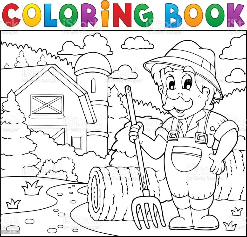 Farmer раскраска