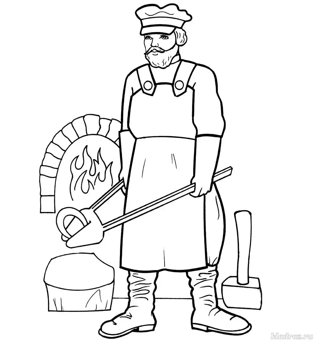 Раскраска фермер Макдональд