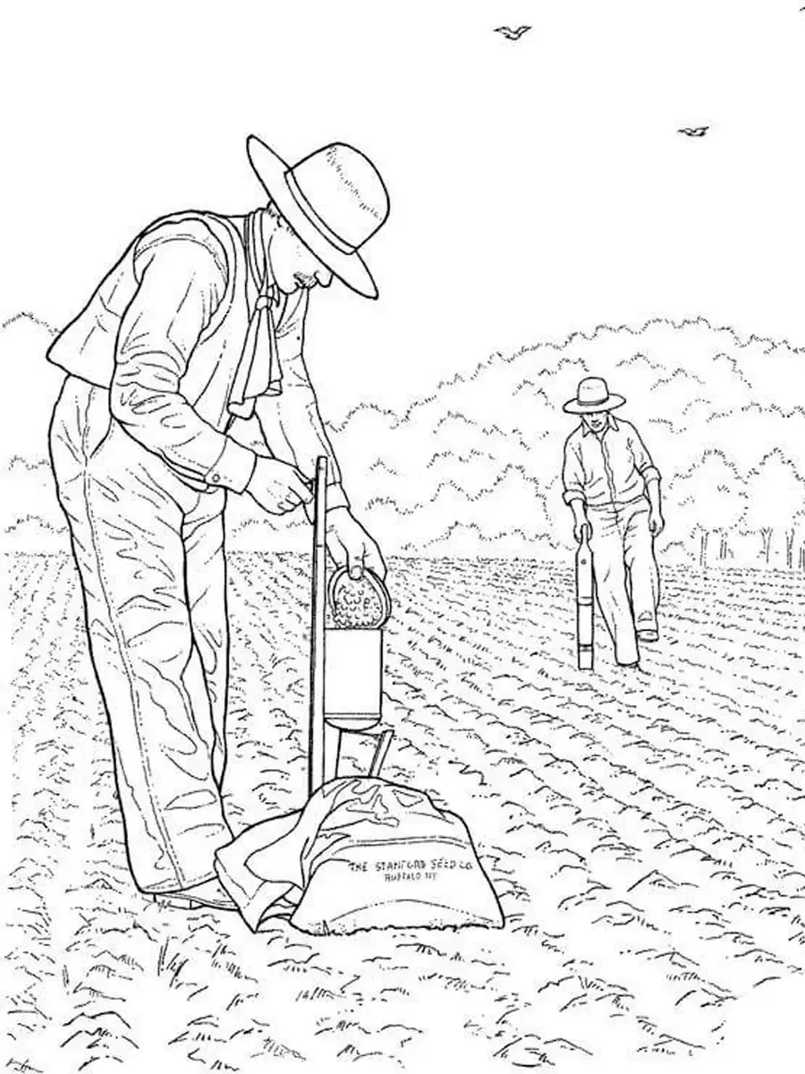 Раскраска папа