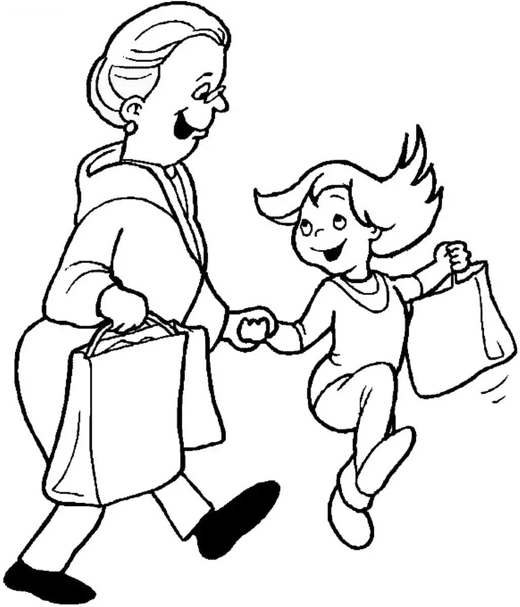 Воспитатель раскраска для детей