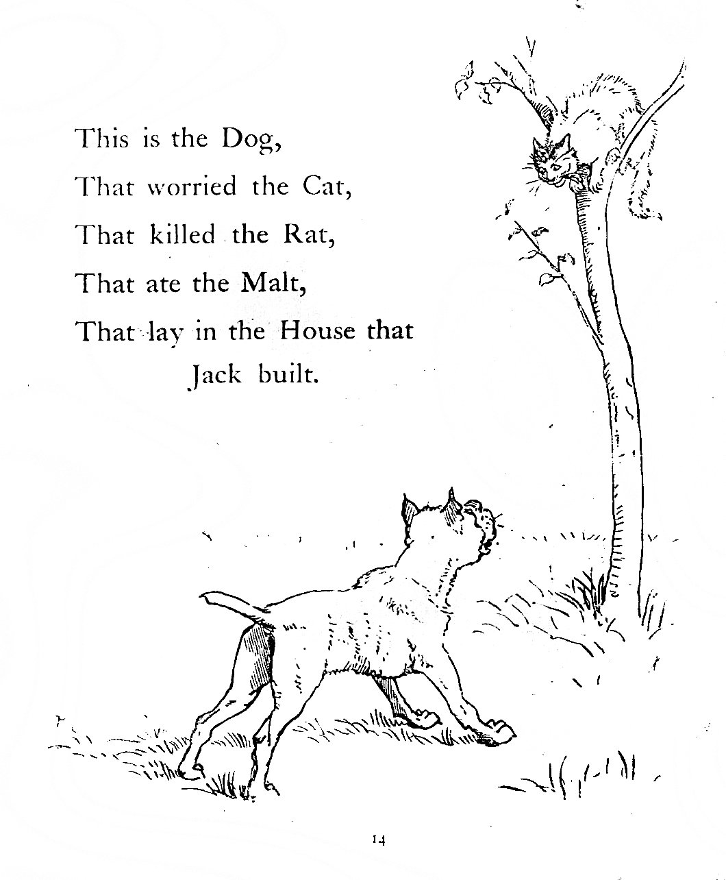 Вот дом который построил Джек стих на английском