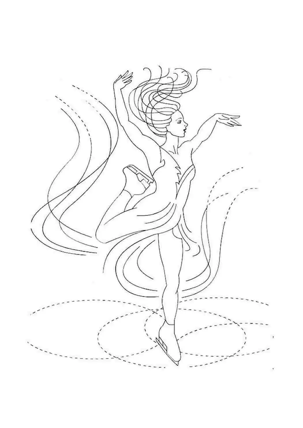 Фигуристы рисунок