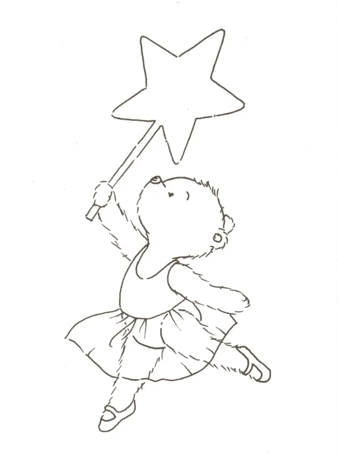 Рисунок балерины для срисовки