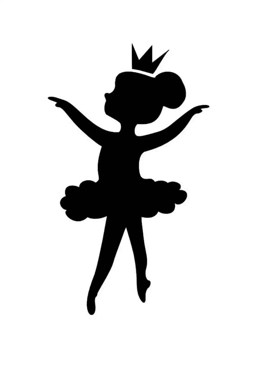 Балерины трафареты для вырезания