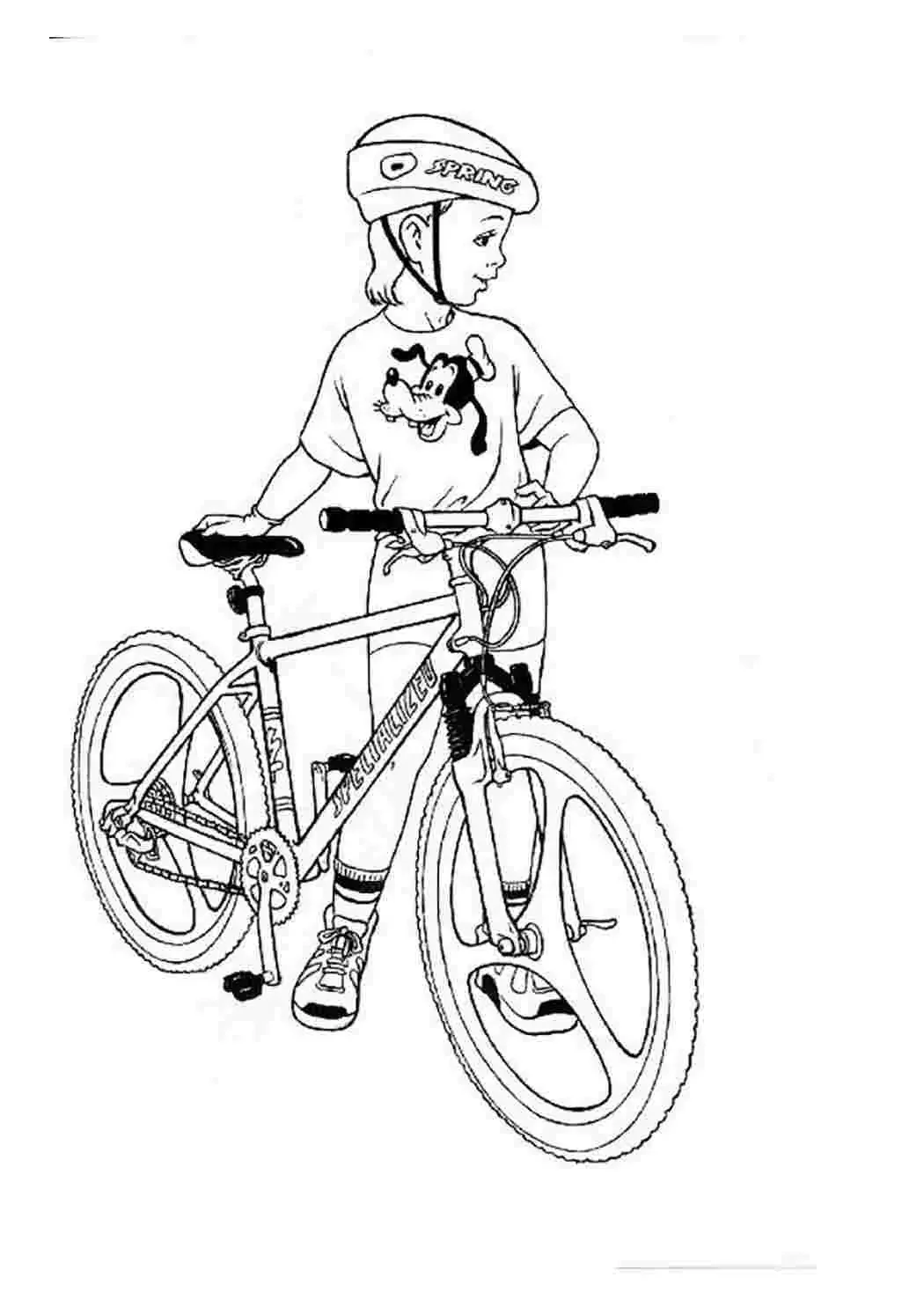 Мальчик на самокате рисунок