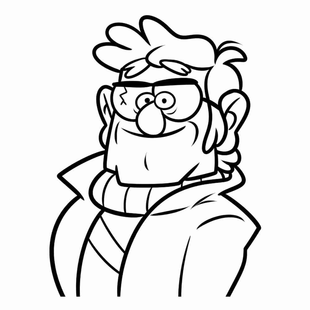 Мэйбл и Диппер раскраска