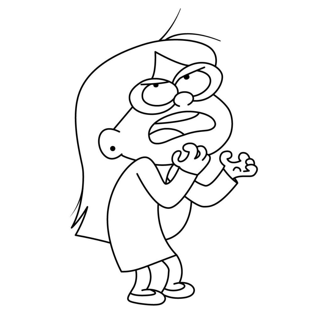 Раскраски Гравити Фолз Робби