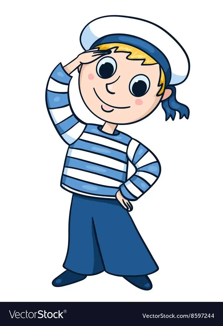 Раскраска Капитан корабля