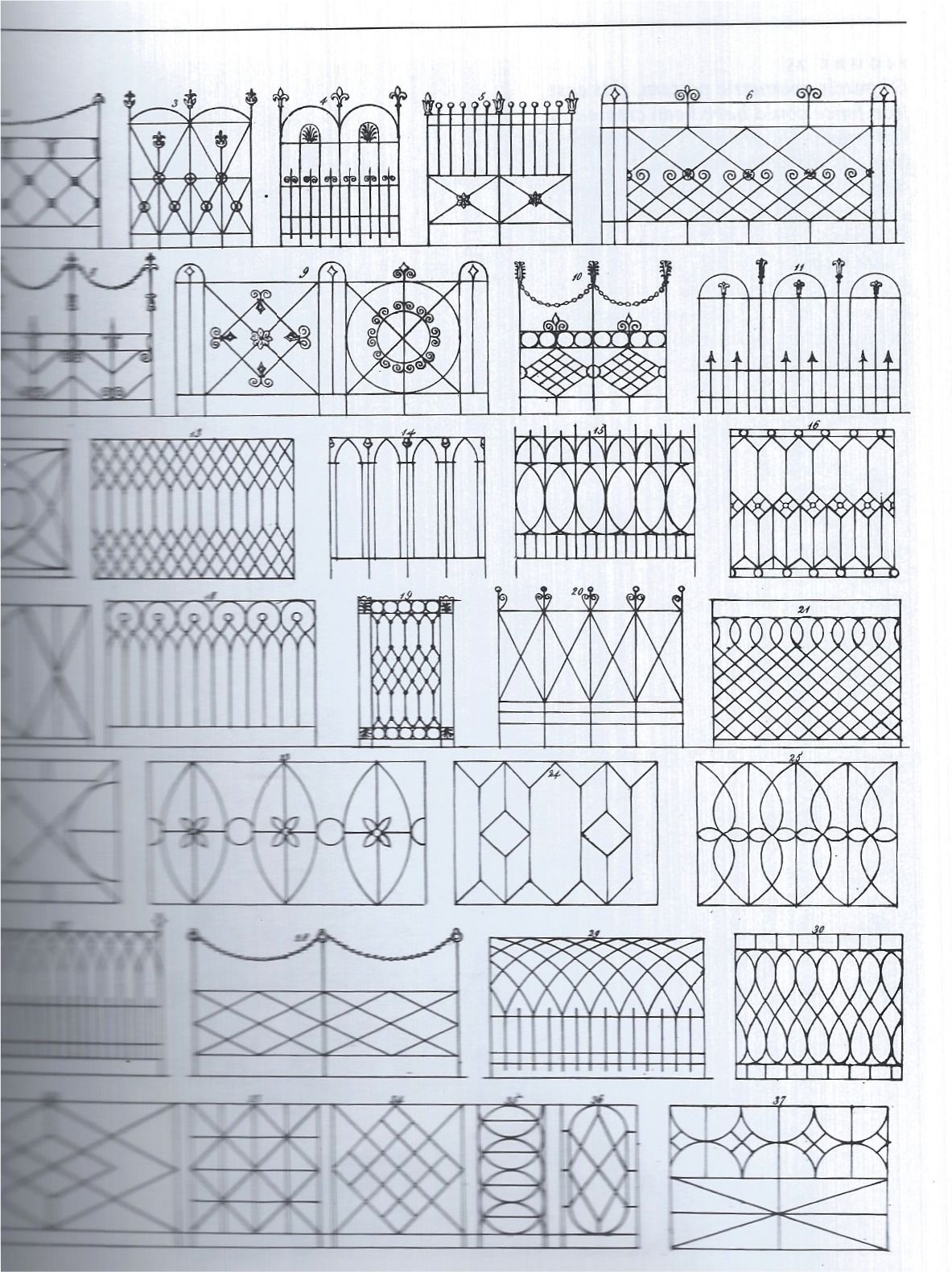 Узоры металлические для забора