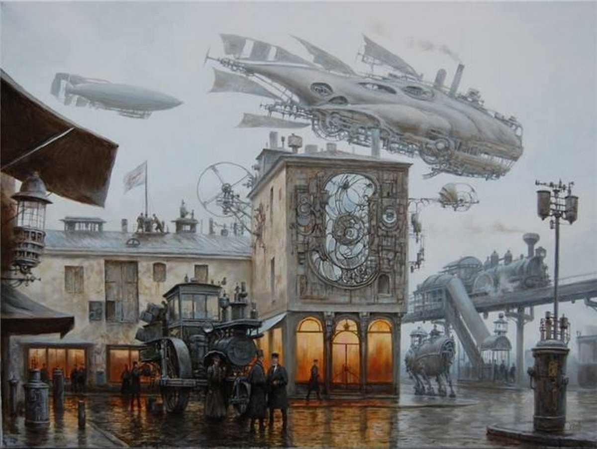 Дирижабль стимпанк Вадим Войтехович