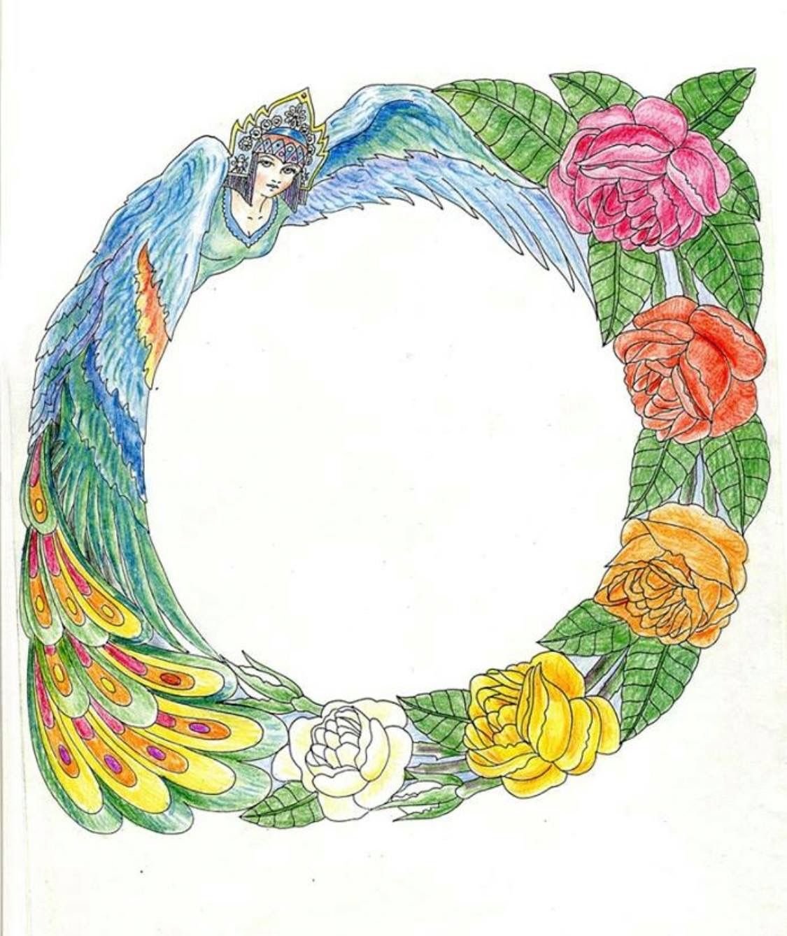 Мандала с мелкими деталями