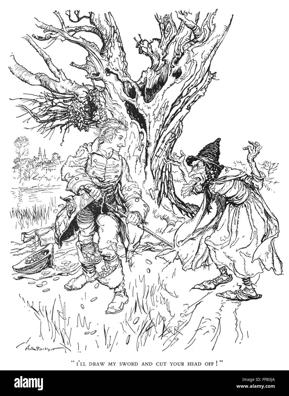 Раскраска к сказке каша из топора