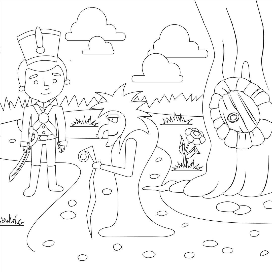 Солдатики раскраска