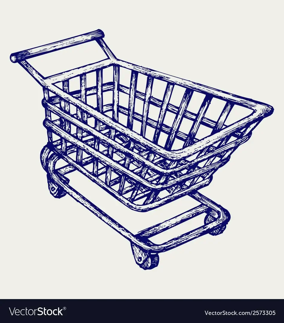 Тележка карандашом