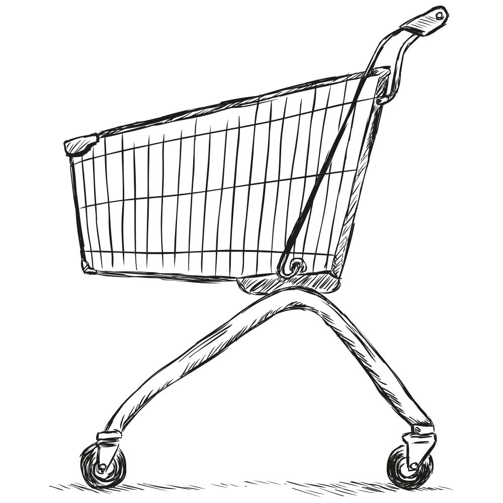 Рисование вагонетки с углем