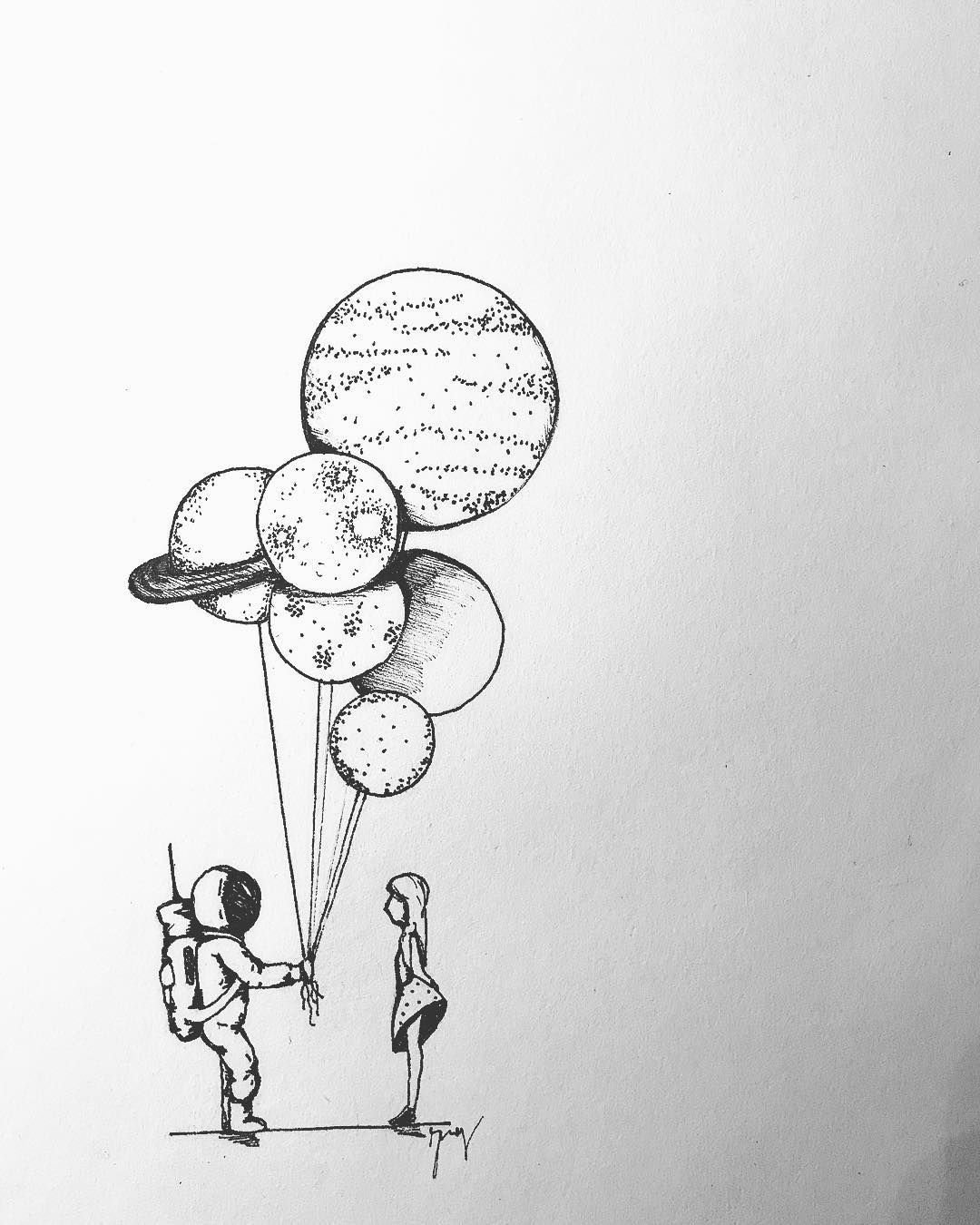 Клоун с шарами для разукрашивания