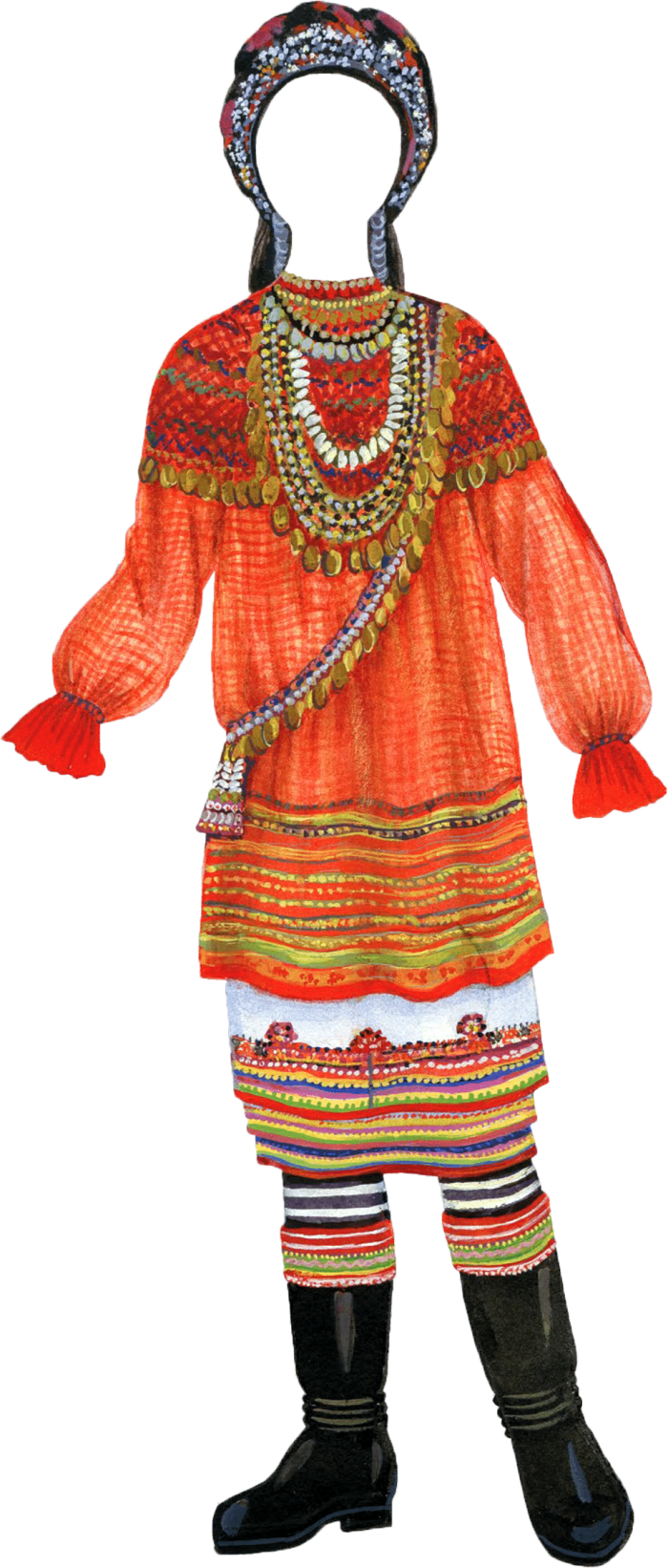 Мордва раскраски