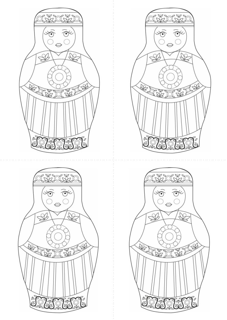 Русский народный костюм книга для раскрашивания