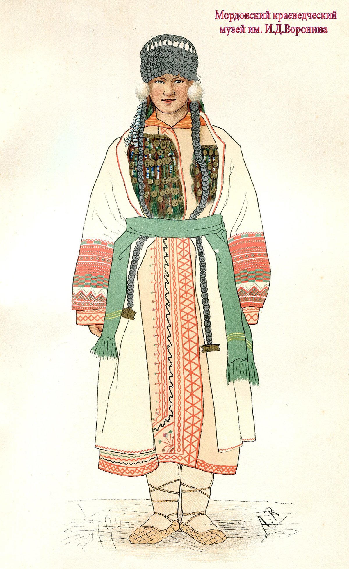 Одежда славян древней Руси рубаха