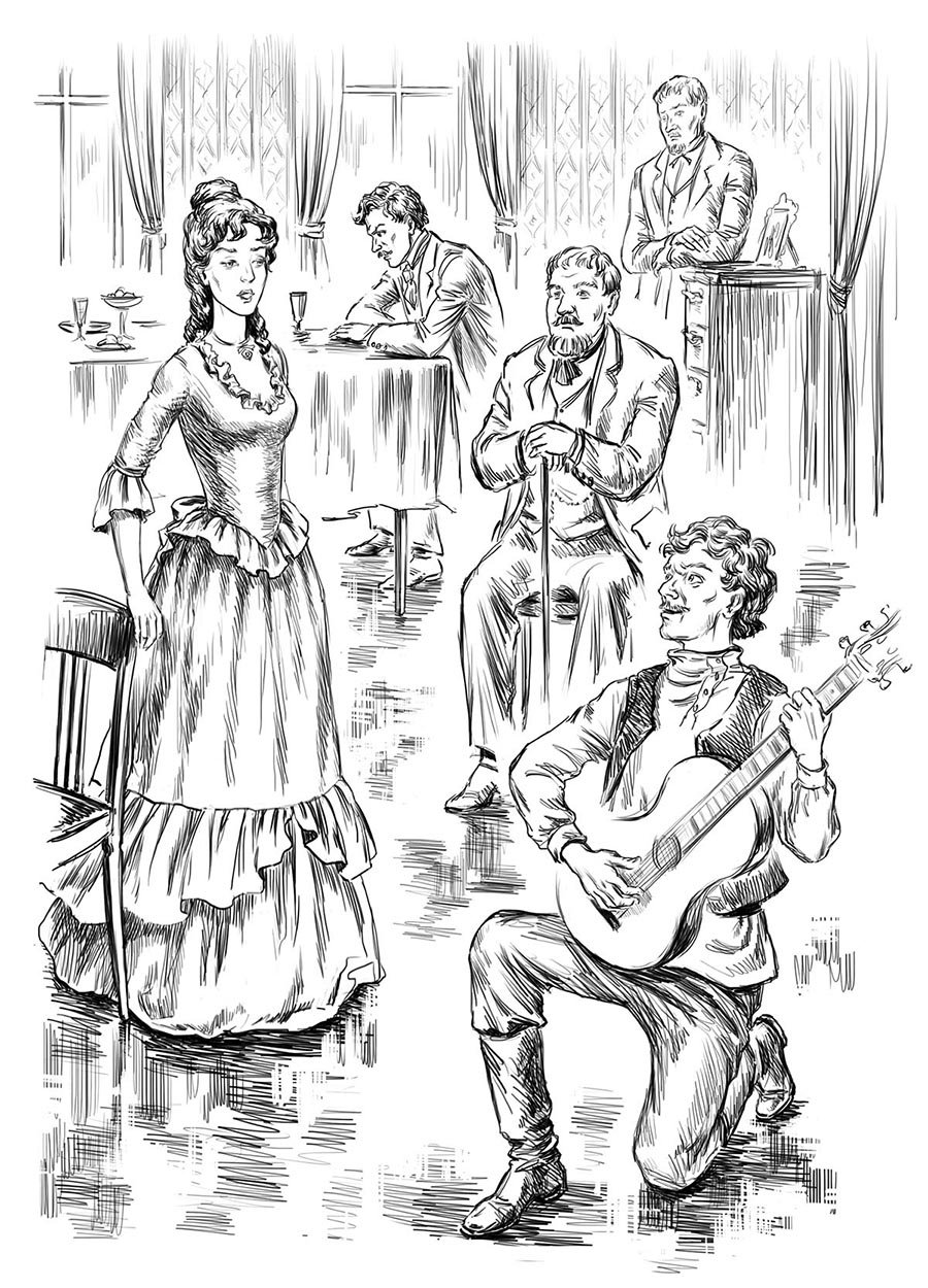 Бесприданница рисунок