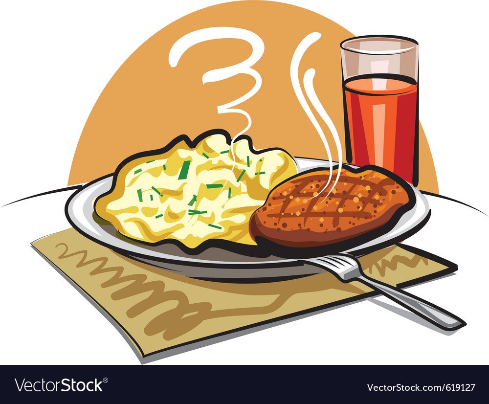 Пюре картофельное мультяшное