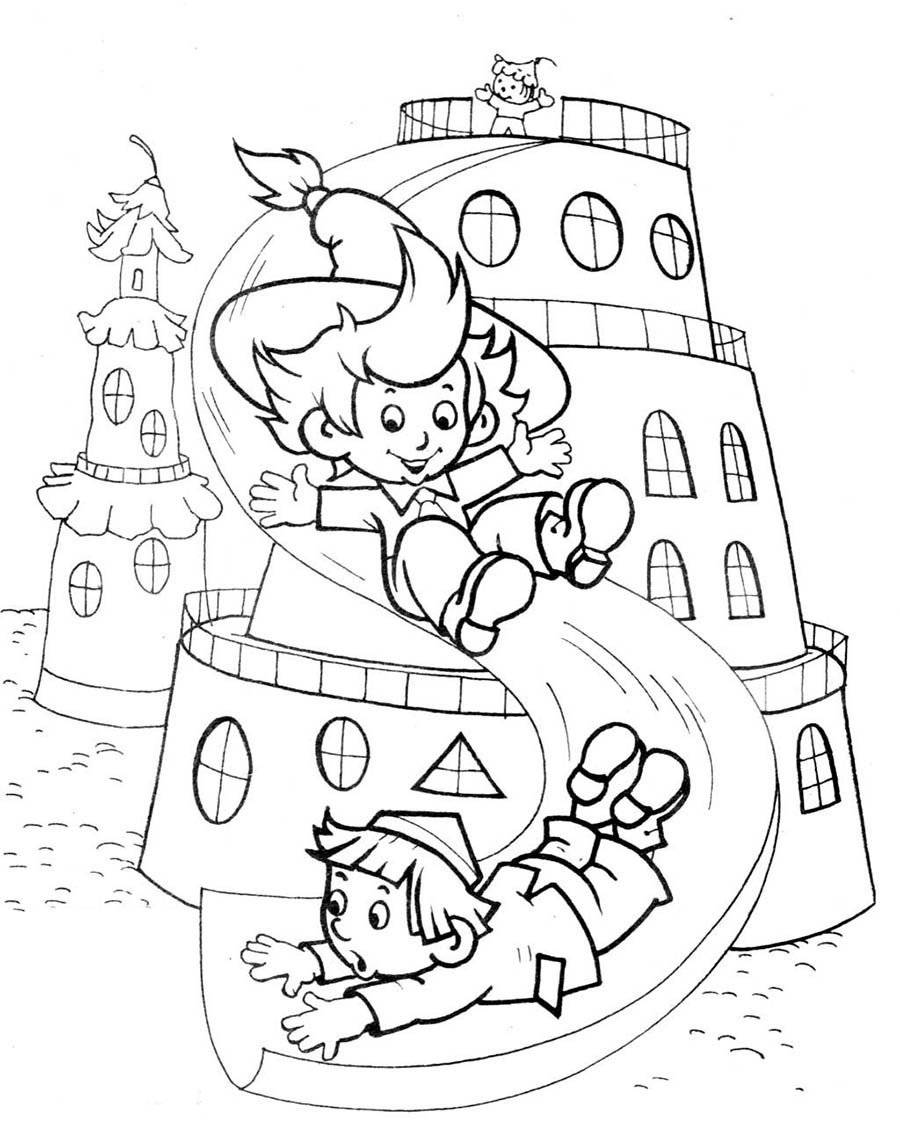 Раскраски из мультфильма Незнайка на Луне Скуперфильд