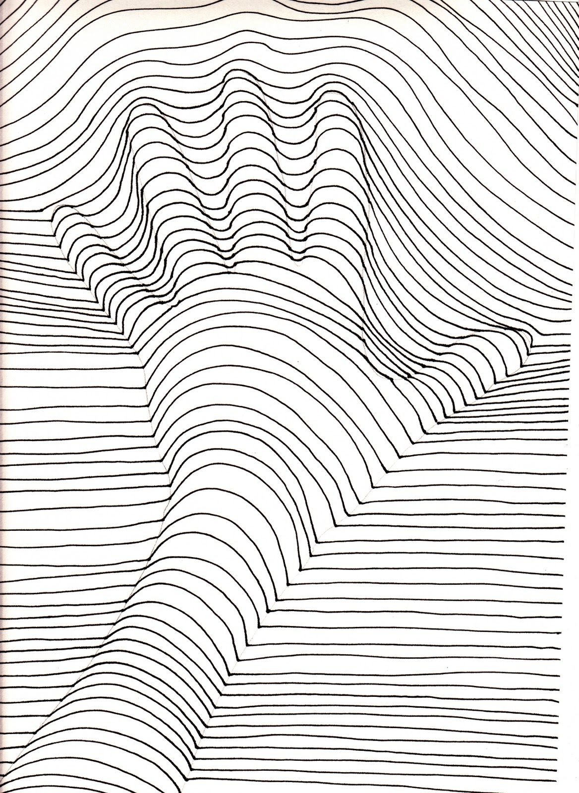 Оптическая иллюзия квадрат